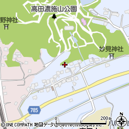 福岡県みやま市高田町下楠田605周辺の地図