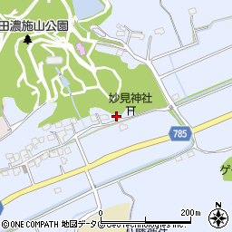 福岡県みやま市高田町下楠田636周辺の地図