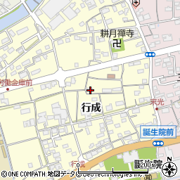 佐賀県鹿島市行成2473-2周辺の地図