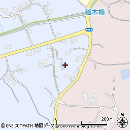 福岡県みやま市高田町下楠田872-3周辺の地図