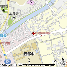 佐賀県鹿島市行成1724-3周辺の地図