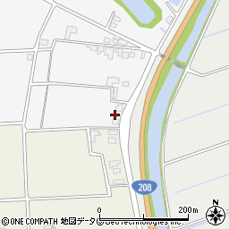 福岡県みやま市高田町江浦1671周辺の地図
