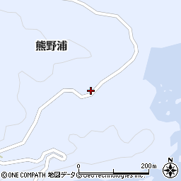 高知県幡多郡黒潮町熊野浦98周辺の地図