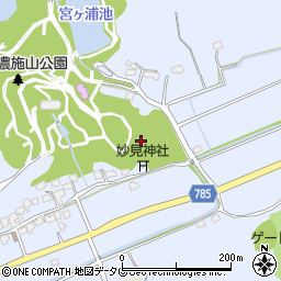 福岡県みやま市高田町下楠田456周辺の地図