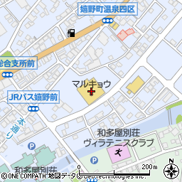 マルキョウ嬉野店周辺の地図