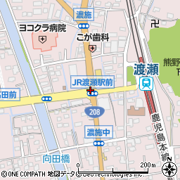 ＪＲ渡瀬駅前周辺の地図