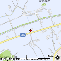 福岡県みやま市高田町下楠田817周辺の地図