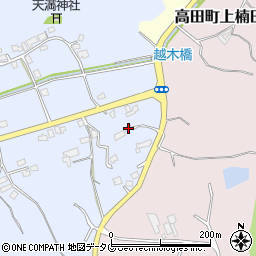 福岡県みやま市高田町下楠田863周辺の地図
