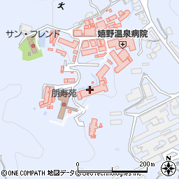 嬉野温泉病院周辺の地図