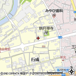佐賀県鹿島市行成2433周辺の地図