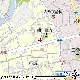 佐賀県鹿島市行成2442周辺の地図