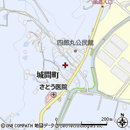 長崎県佐世保市城間町1006周辺の地図