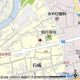 佐賀県鹿島市行成2433-1周辺の地図