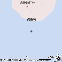 高後崎周辺の地図