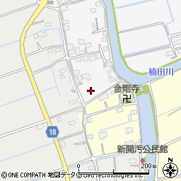 福岡県みやま市高田町江浦1439周辺の地図