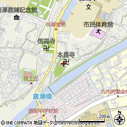 本長寺周辺の地図