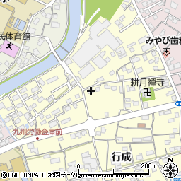 佐賀県鹿島市行成2421-2周辺の地図