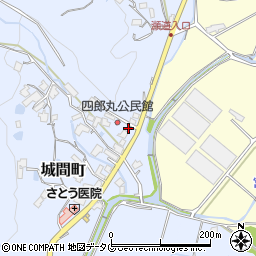 長崎県佐世保市城間町1001-4周辺の地図