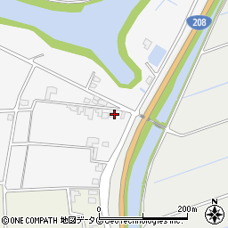 福岡県みやま市高田町江浦1656周辺の地図