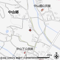 長崎県東彼杵郡川棚町中山郷822周辺の地図