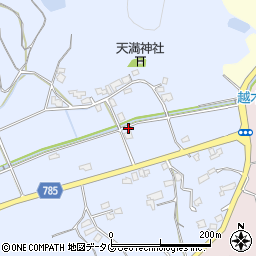 福岡県みやま市高田町下楠田39周辺の地図