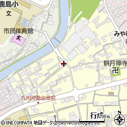 佐賀県鹿島市行成1708-6周辺の地図