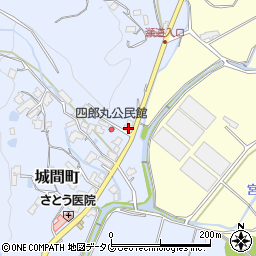 長崎県佐世保市城間町1401-8周辺の地図