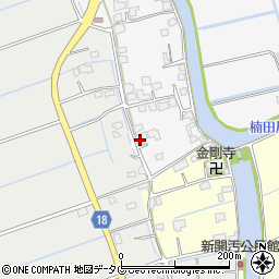 福岡県みやま市高田町江浦1424周辺の地図