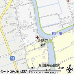 福岡県みやま市高田町江浦1433周辺の地図