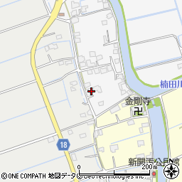 福岡県みやま市高田町江浦1425周辺の地図