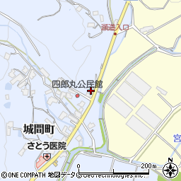 長崎県佐世保市城間町1401周辺の地図