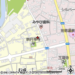 佐賀県鹿島市行成2521周辺の地図