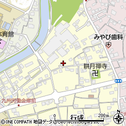 佐賀県鹿島市行成2550-3周辺の地図