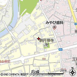 佐賀県鹿島市行成2537-2周辺の地図