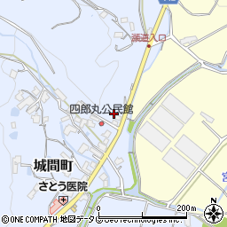 長崎県佐世保市城間町1401-17周辺の地図