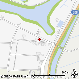 福岡県みやま市高田町江浦1634周辺の地図