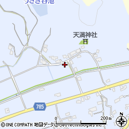 福岡県みやま市高田町下楠田40周辺の地図