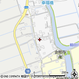 福岡県みやま市高田町江浦1420周辺の地図