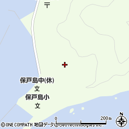 大分県津久見市保戸島77-2周辺の地図