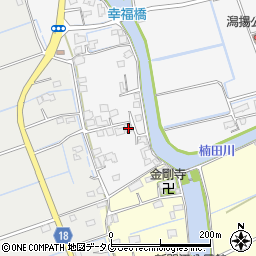福岡県みやま市高田町江浦1417周辺の地図