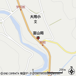 富山郵便局周辺の地図