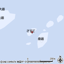 さすて周辺の地図