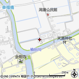 福岡県みやま市高田町江浦1150周辺の地図