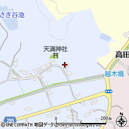 福岡県みやま市高田町下楠田106周辺の地図