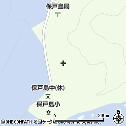大分県津久見市保戸島100-2周辺の地図