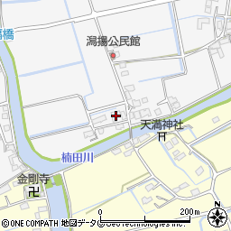 福岡県みやま市高田町江浦1132周辺の地図