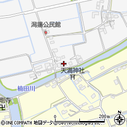 福岡県みやま市高田町江浦1112周辺の地図