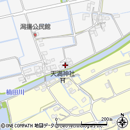福岡県みやま市高田町江浦1109周辺の地図