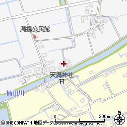 福岡県みやま市高田町江浦1110周辺の地図