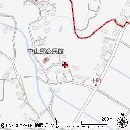 長崎県東彼杵郡川棚町中山郷1290周辺の地図